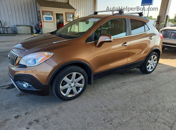 KL4CJHSBXGB644198 2016 BUICK ENCORE Коричневый Задняя левая четверть