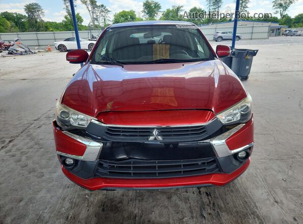JA4AP3AU7HZ012053 2017 MITSUBISHI OUTLANDER Red Հետևի տեսք