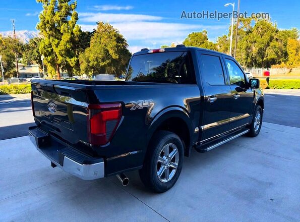 1FTEW3KP3SKE55237 2025 FORD F150 Black Вид спереду
