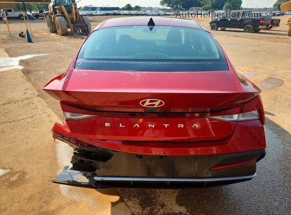 KMHLL4DG9RU722393 2024 HYUNDAI ELANTRA Red Widok wnętrza z przodu