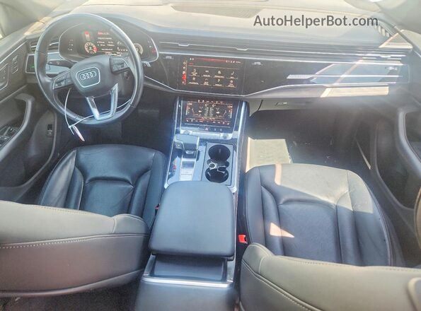 WA1FVAF14MD026496 2021 AUDI Q8 White Vista del cuadro de instrumentos