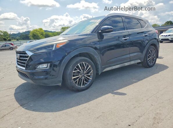 KM8J33AL9KU857544 2019 HYUNDAI TUCSON Черный Задняя левая четверть