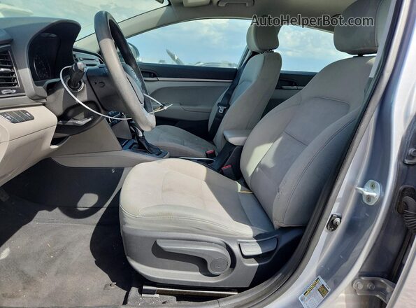 5NPD74LF4HH037359 2017 HYUNDAI ELANTRA Серебряный Вид панели приборов