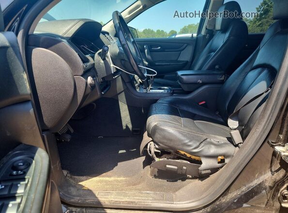 1GKKRPKD7GJ243837 2016 GMC ACADIA Black Widok deski rozdzielczej