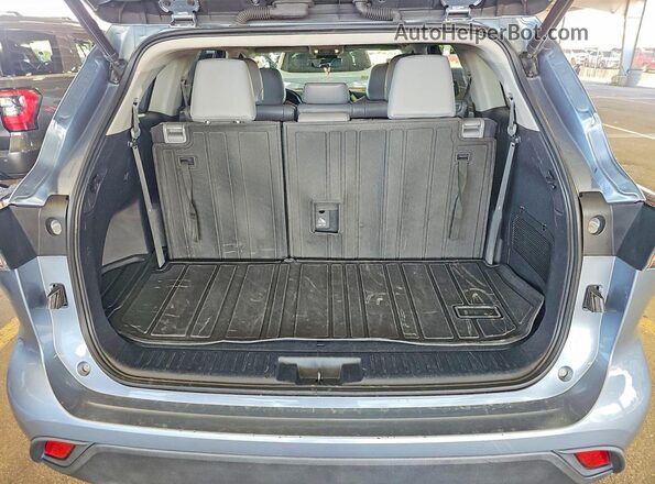 5TDHZRBHXNS241293 2022 TOYOTA HIGHLANDER Синий Панорамный вид салона 360°