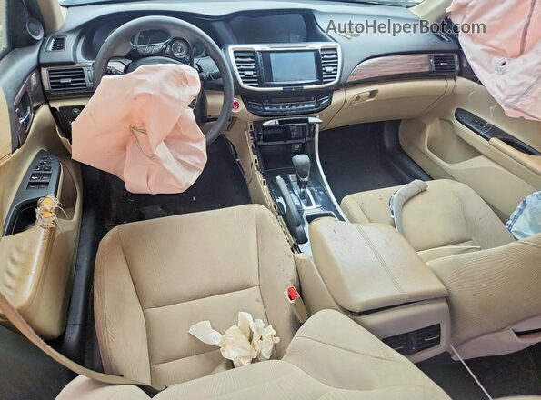 1HGCR2F75GA240458 2016 HONDA ACCORD White Widok zestawu wskaźników