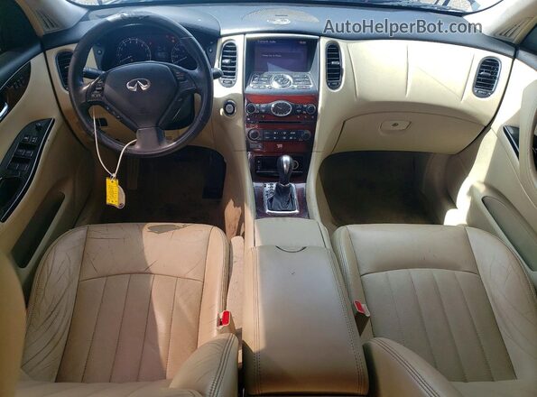 JN1BJ0RP7GM233935 2016 INFINITI QX50 White Widok zestawu wskaźników