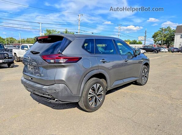 5N1AT3BA7MC733987 2021 NISSAN ROGUE Серый Вид спереди