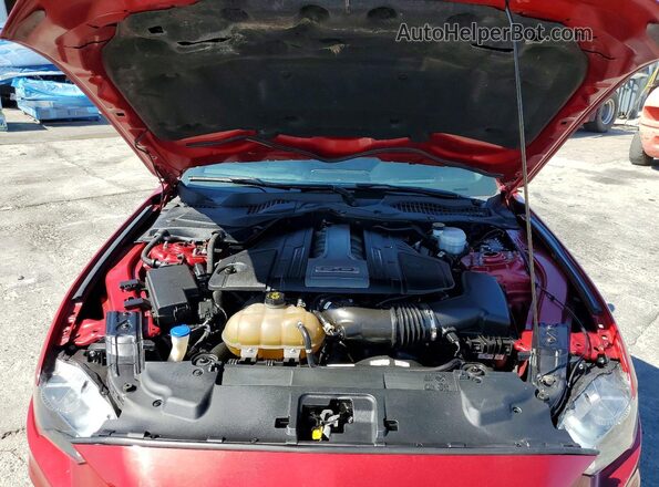 1FA6P8CF0L5146609 2020 FORD MUSTANG Red ძრავის განყოფილების ხედი