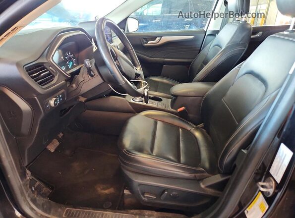 1FMCU9H65MUA64592 2021 FORD ESCAPE Black Widok deski rozdzielczej