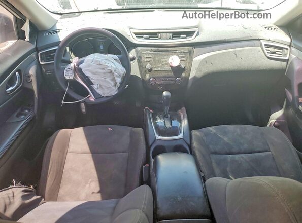 KNMAT2MV0GP636027 2016 NISSAN ROGUE White Widok zestawu wskaźników