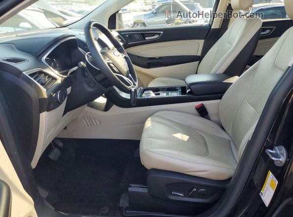 2FMPK3K98KBC02698 2019 FORD EDGE Black წინა პანელის ხედი