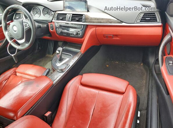 WBA3N9C52GK249650 2016 BMW 4 SERIES Black Instrument cluster view