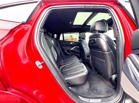 5UXCY8C09M9E51267 2021 BMW X6 Burgundy Սալոնի դիմացի տեսք