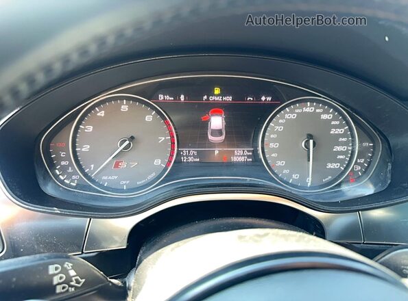 WAUW2AFC3GN010429 2016 AUDI S7 Gray Instrument cluster view