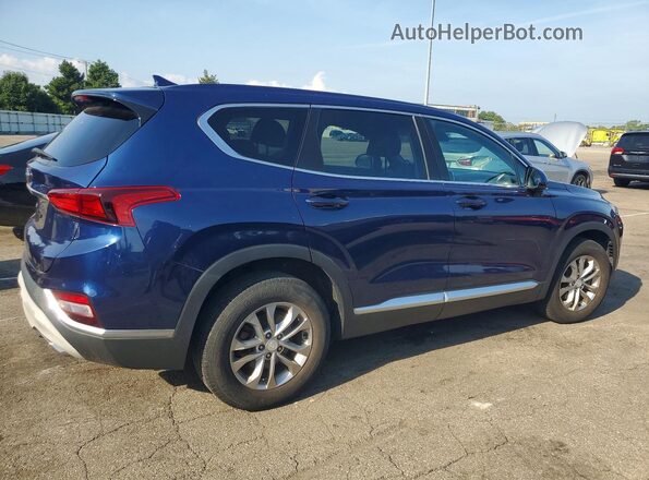5NMS33AD6KH127695 2019 HYUNDAI SANTA FE Blue Առջևի աջ