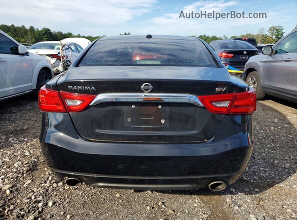 1N4AA6AP5JC410122 2018 NISSAN MAXIMA Black წინა სალონის ხედი