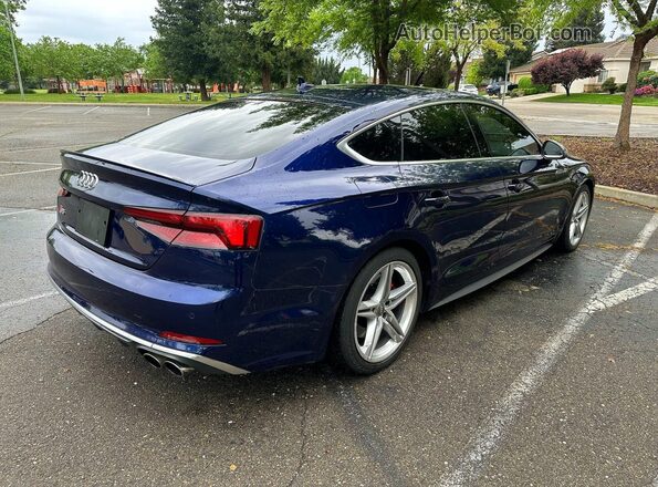 WAUC4CF51JA083954 2018 AUDI OTHER Blue Front view