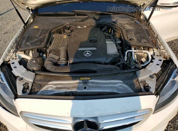 55SWF4KB6GU117901 2016 MERCEDES-BENZ C Белый Вид подкапотного пространства