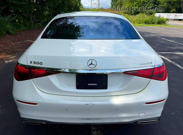W1K6G6DB7NA071286 2022 MERCEDES-BENZ S White წინა პანელის ხედი