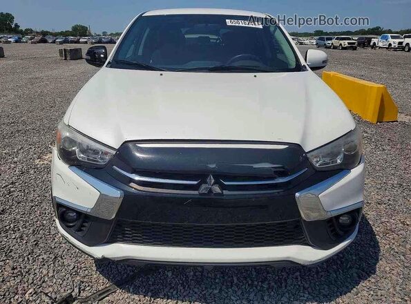 JA4AP3AU0JU017114 2018 MITSUBISHI OUTLANDER White Հետևի տեսք