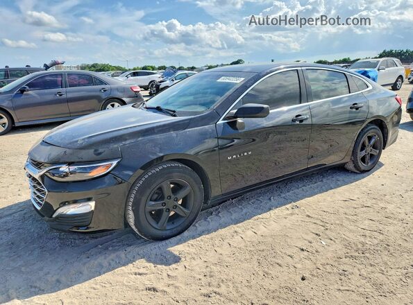 1G1ZB5ST2KF142719 2019 CHEVROLET MALIBU Black Trasero izquierdo