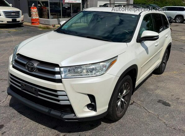 5TDBZRFH9HS481326 2017 TOYOTA HIGHLANDER White Trasero izquierdo