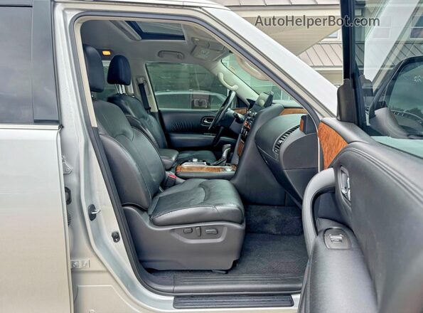JN8AY2BA1M9372547 2021 NISSAN ARMADA Silver Rear view