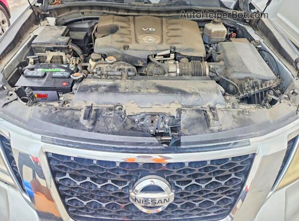 JN8AY2ND7H9006295 2017 NISSAN ARMADA Silver VIN sticker view
