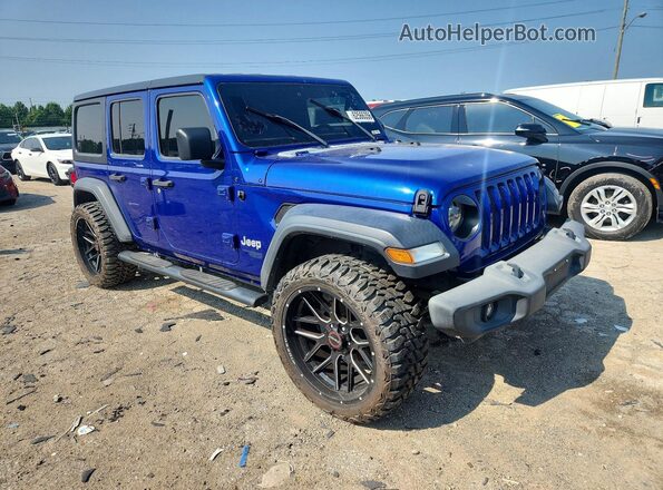 1C4HJXDN4LW269781 2020 JEEP WRANGLER Blue Դիմացի տեսք