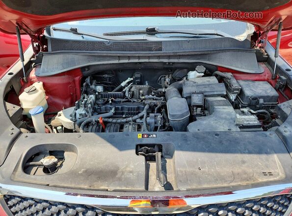 5XYPGDA3XHG263497 2017 KIA SORENTO Red Widok naklejki z numerem VIN