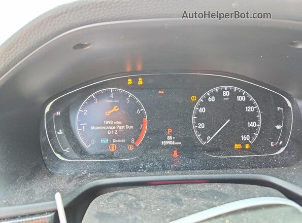 1HGCV1F30JA042820 2018 HONDA ACCORD Gray Հետևի նստատեղերի տեսք