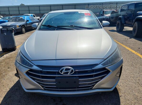 5NPD74LF9KH482297 2019 HYUNDAI ELANTRA Silver უკანა ხედი