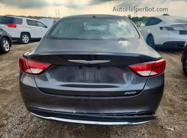 1C3CCCAB9GN127188 2016 CHRYSLER 200 Серый Вид салона спереди