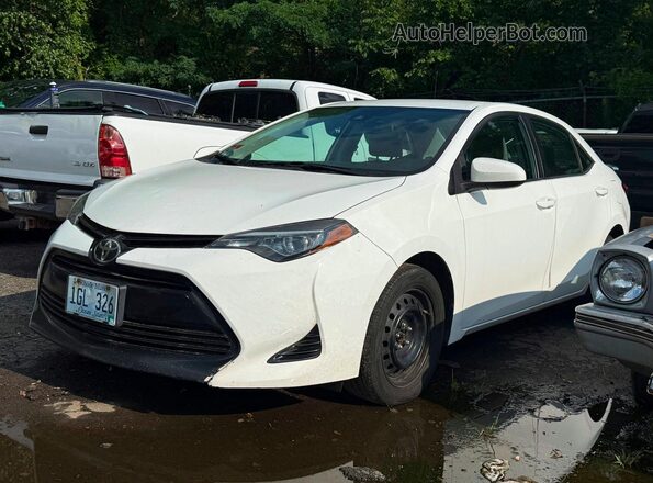 2T1BURHE9JC063042 2018 TOYOTA COROLLA Белый Задняя правая четверть