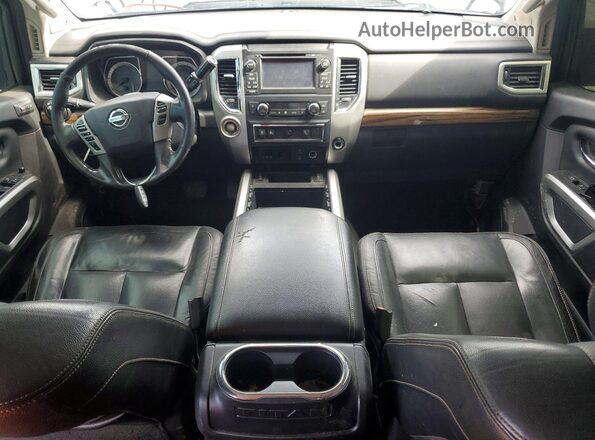 1N6BA1F24HN509508 2017 NISSAN TITAN Gray Vista del cuadro de instrumentos