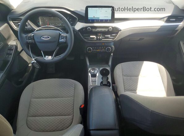 1FMCU0G66NUC00534 2022 FORD ESCAPE White Widok zestawu wskaźników