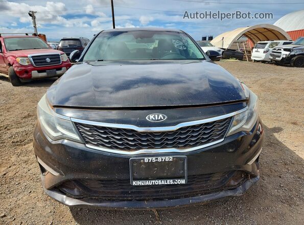 5XXGT4L33LG392462 2020 KIA OPTIMA Black უკანა ხედი