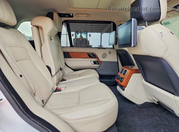 SALGS5RE1JA390129 2018 LAND ROVER RANGE White Vista del compartimento del motor