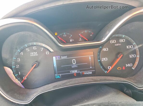 1G1105S37HU187484 2017 CHEVROLET IMPALA Черный Вид задних сидений