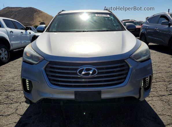 KM8SM4HFXKU298884 2019 HYUNDAI SANTA Silver Rear view