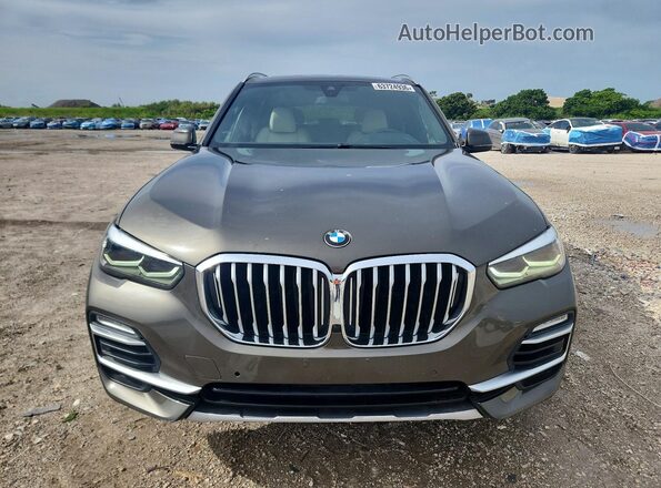 5UXCR4C07L9B83209 2020 BMW X5 Green Rear view