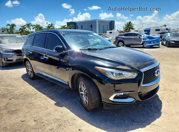 5N1DL0MN1KC568883 2019 INFINITI QX60 Black წინა ხედი