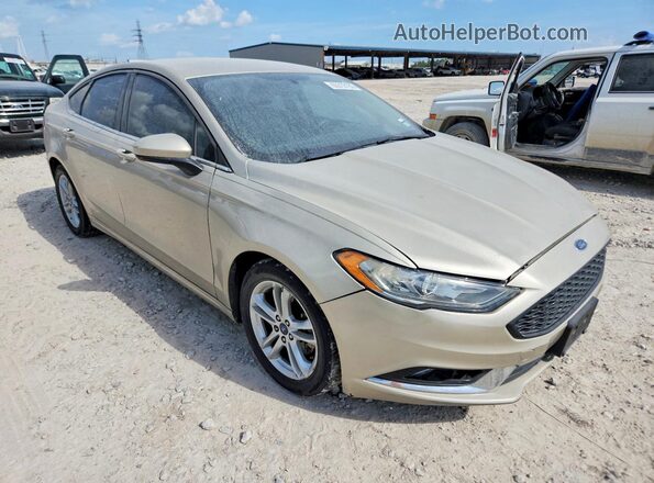 3FA6P0H72JR196540 2018 FORD FUSION Beige Դիմացի տեսք