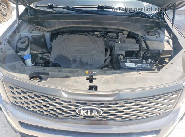 5XYP2DHC2LG009439 2020 KIA TELLURIDE Gray Widok naklejki z numerem VIN