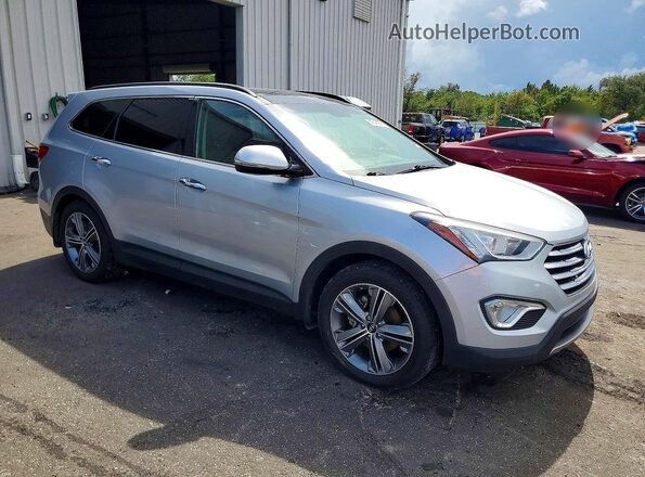 KM8SR4HF8GU157658 2016 HYUNDAI SANTA FE Silver Դիմացի տեսք