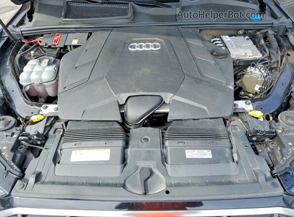 WA1LXAF73LD000097 2020 AUDI Q7 Black VIN կոդի պիտակի տեսք