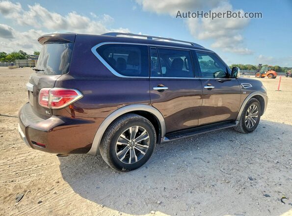 JN8AY2ND5JX002666 2018 NISSAN ARMADA Burgundy Առջևի աջ
