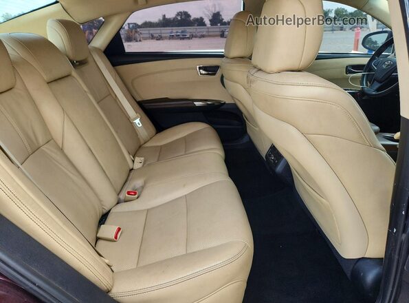 4T1BK1EBXJU274377 2018 TOYOTA AVALON Фиолетовый Вид задней части салона