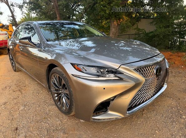 JTHB5LFF7J5003830 2018 LEXUS LS500 Серебряный Задняя левая четверть